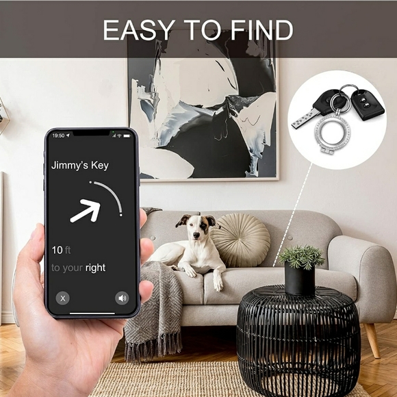 Bling Metal Case Compatible with Apple New AirTag 2021  - Picture 8 of 11